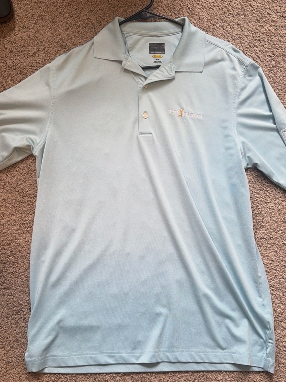 Greg Norman Collection “The Players” Light Blue Men's Polo